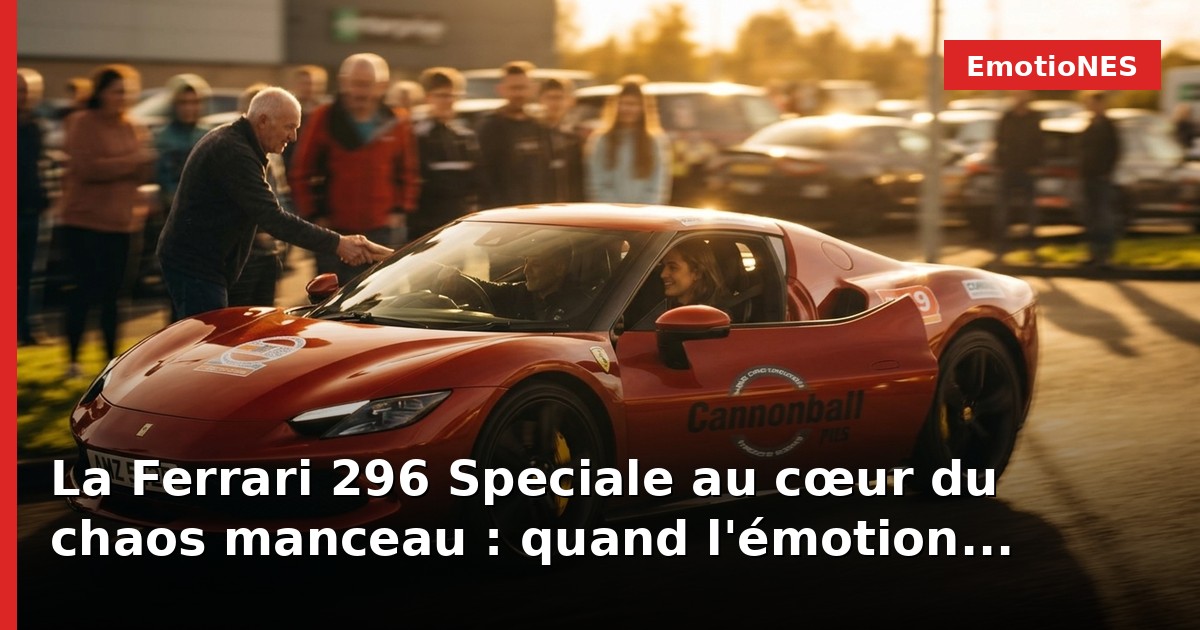 La Ferrari 296 Speciale au cœur du chaos manceau : quand l'émotion redéfinit la passion automobile