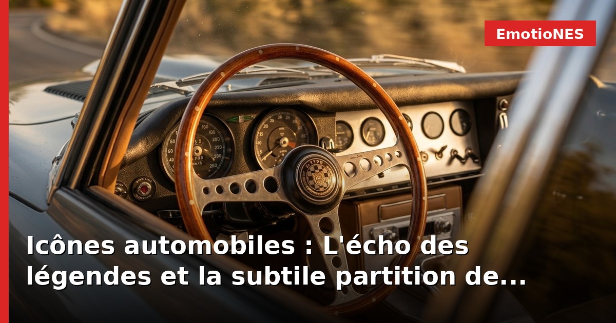 Icônes automobiles : L'écho des légendes et la subtile partition de l'émotion