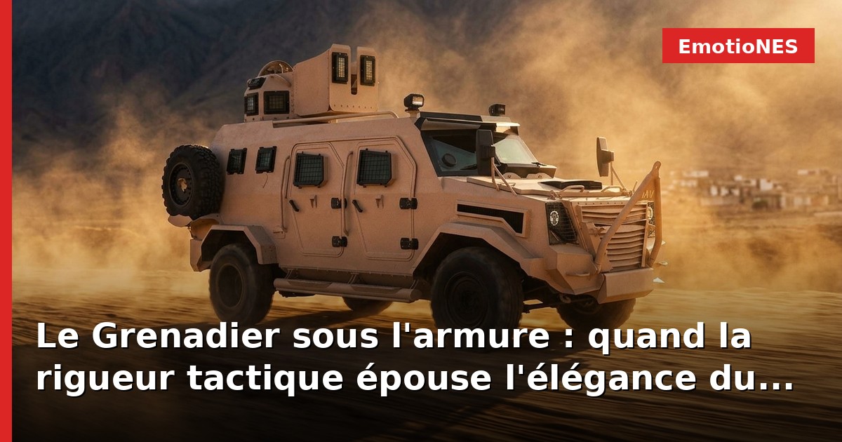 Le Grenadier sous l'armure : quand la rigueur tactique épouse l'élégance du franchissement