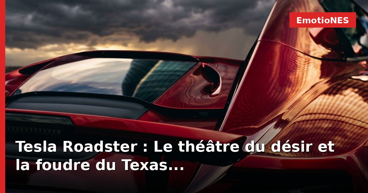Tesla Roadster : Le théâtre du désir et la foudre du Texas